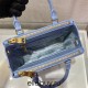 Prada Galleria Saffiano Leather Mini-bag  1BA906 Galleria Leather   Blue  20x15x9.5cm