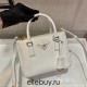 Prada Galleria Saffiano Leather Mini-bag  1BA906 Galleria Saffiano Leather   White  20x15x9.5cm