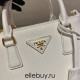 Prada Galleria Saffiano Leather Mini-bag  1BA906 Galleria Saffiano Leather   White  20x15x9.5cm