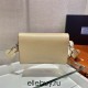 Saffiano Leather Mini Envelope Bag 1BP020A 1BP020A    apricot  20x12x4cm