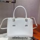 Medium Prada Galleria Saffiano Leather Bag 1BA863   White  28x20x12cm