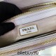 Medium Prada Galleria Saffiano Leather Bag 1BA863   White  28x20x12cm