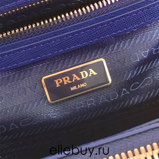 Black Medium Prada Galleria Saffiano Leather Bag 1BA863    Black  28x20x12cm