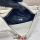 Saffiano Leather Belt Bag  triangular bag   White 25  2VL039  calfskin   25x14x9cm   belt size ：138cm