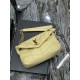 Yves Saint Laurent YSL Loulou Medium 29 Puffer Sheepskin Bag Yellow Gold Hardware Model: 577476 Size: 29x17x11cm