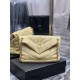 Yves Saint Laurent YSL Loulou Large 35 Puffer Sheepskin Bag Yellow Gold Hardware Model: 577475-1 Size: 35x23x13.5cm