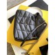 Yves Saint Laurent YSL Loulou Large 35 Puffer Sheepskin Bag Black Silver Hardware Model: 577475-1 Size: 35x23x13.5cm