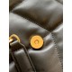 Yves Saint Laurent YSL Loulou Medium 29 Puffer Sheepskin Bag Black Gold Hardware Model: 577476 Size: 29x17x11cm