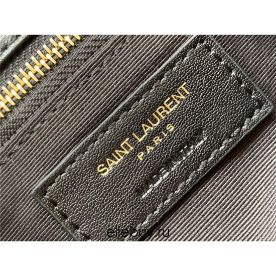 Yves Saint Laurent YSL Loulou Medium 29 Puffer Sheepskin Bag Black Gold Hardware Model: 577476 Size: 29x17x11cm