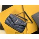 Yves Saint Laurent YSL Loulou Medium 29 Puffer Sheepskin Bag Black Silver Hardware Model: 577476 Size: 29x17x11cm