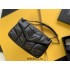 Yves Saint Laurent YSL Loulou Medium 29 Puffer Sheepskin Bag Black Black Hardware Model: 577476 Size: 29x17x11cm