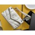 Yves Saint Laurent YSL Loulou Medium 29 Puffer Sheepskin Bag White Silver Hardware Model: 577476 Size: 29x17x11cm