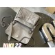 Yves Saint Laurent YSL Niki Small 22 Calfskin Bag Light Grey Model: 633151 Size: 22×16.5×12cm