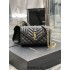 Yves Saint Laurent YSL Envelope Small 21 Black Gold Hardware Grained Leather Model: 526286 Size: 21x13x6cm