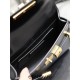 Yves Saint Laurent YSL Manhattan Mini 19 Black Gold Hardware Smooth Leather Model: 727766 Size: 19×14×4cm