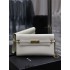 Yves Saint Laurent YSL Manhattan Chain Bag 30 White Gold Hardware Model: 695946 Size: 30×17×2.5cm