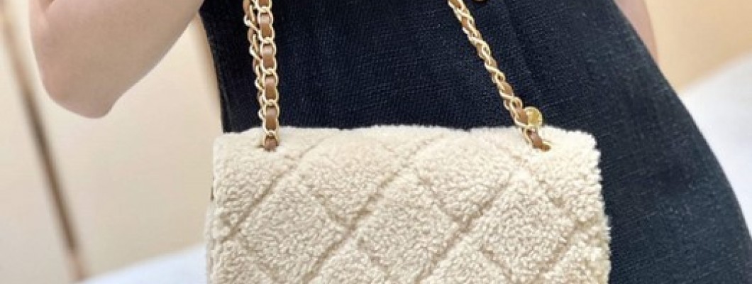 Ellebag super fake Chanel Flap Bag in Shearling Lambskin with Gold-Tone Metal(2024 Dec Updated)