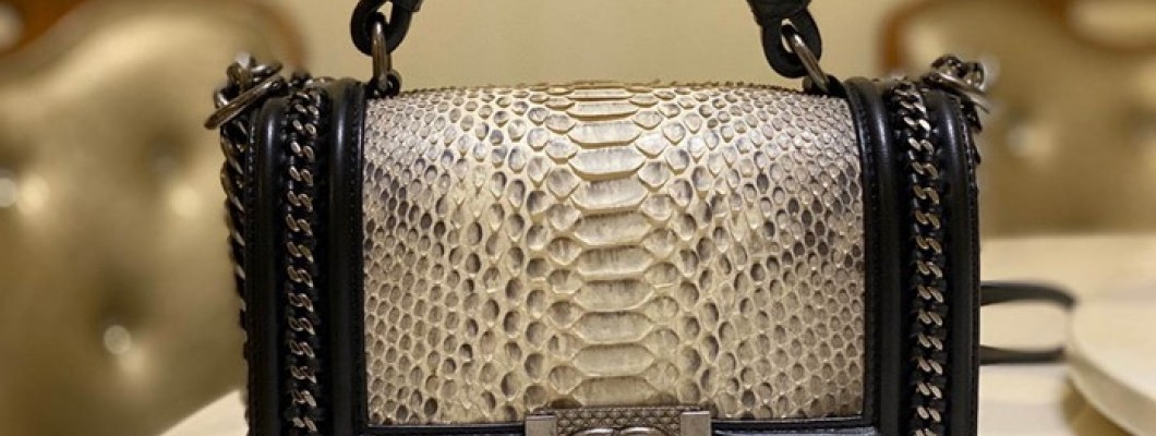 Ellebag super fake Chanel's Python Leather Boy Handle Bag(2024 Dec Updated)