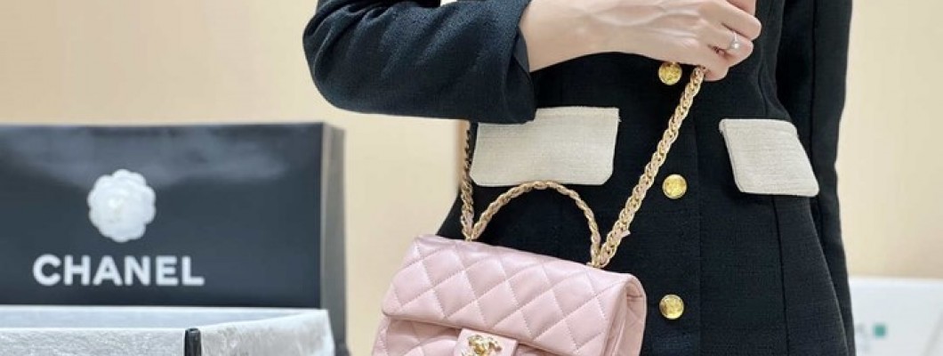 Ellebag's Masterful Recreation of the Chanel 23S AS4023 Pink Gold Lambskin Top Handle Bag(2024 Dec Updated)