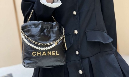 Ellebag's Masterful Recreation of the Chanel 22 Mini Bag with Pearl Chain(2024 Dec Updated)