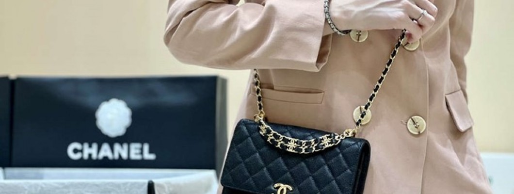 Ellebag's Masterful Recreation of the Chanel AP3019 Caviar Leather Wallet on Chain(2025 Jan Updated)