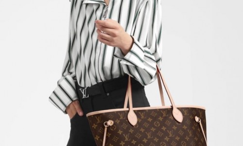 Ellebag’s 1:1 Replica of Louis Vuitton M41177 Neverfull Medium Tote – The Iconic Monogram with Red Interior （2024 Nov updated）