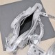 Balenciaga Cagole XS Small 26 Silver Motorcycle Lambskin Silver Hardware 26x11x8cm