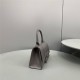 Balenciaga Hourglass XS Small 19 Smooth Calfskin Gray Silver Hardware 19x8x21cm