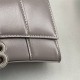 Balenciaga Hourglass XS Small 19 Smooth Calfskin Gray Silver Hardware 19x8x21cm