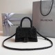 Balenciaga Hourglass XS Small 19 Diamond Black Diamond Hardware 19x8x21cm