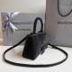 Balenciaga Hourglass XS Small 19 Diamond Black Diamond Hardware 19x8x21cm