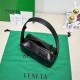 BOTTEGA VENETA BRICK CASSETTE Small 23.5 Black All Leather Style: 9305 Size: 23.5x10x10cm Full Leather