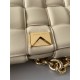 BOTTEGA VENETA Cassette Chain Padded Cassette Light Yellow Gold Buckle Medium 26 Size: 26x18x6cm Full Leather