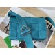 BOTTEGA VENETA Cassette 25 Medium New Blue 25x15x5cm Full Leather