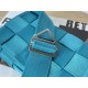 BOTTEGA VENETA Cassette 25 Medium New Blue 25x15x5cm Full Leather