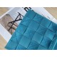 BOTTEGA VENETA Cassette 25 Medium New Blue 25x15x5cm Full Leather