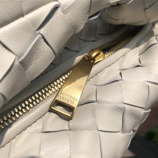 BOTTEGA VENETA Jodie 23 White 23x23.5x10 Full Leather