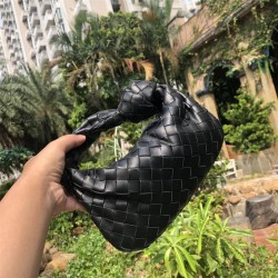 BOTTEGA VENETA Jodie 23 Black 23x23.5x10 Full Leather