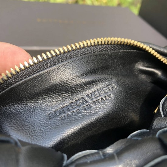 BOTTEGA VENETA Jodie 23 Black 23x23.5x10 Full Leather