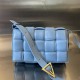 BOTTEGA VENETA Cassette 23 Medium Blue 23x15x5cm Full Leather