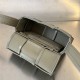 BOTTEGA VENETA Cassette Mini 12 Gray 12x8x4cm Full Leather