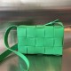 BOTTEGA VENETA Cassette 23 Medium Green 23x15x5cm Full Leather