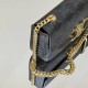 Celine Triomphe Canvas Chain Underarm Bag Gold Hardware Model: 197992 Size: 20.5x10.5x4cm