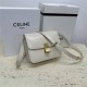 Celine Teen Box Polished Calfskin White Gold Hardware 18x15x6cm