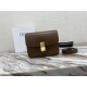 Celine Teen Box Polished Calfskin Brown Gold Hardware 18x15x6cm