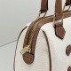 Celine Voyage Triomphe White Brown Model: 197583 Size: 19.5x14x7cm