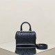 Celine Voyage Triomphe Embossed Black Gold Hardware Model: 197583 Size: 19.5x14x7cm