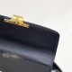 Celine Triomphe Shoulder Bag Black Full Leather Gold Hardware Model: 194143 Size: 20x10x4cm