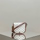 Celine Triomphe Canvas Folco White Model: 191502 Size: 18x17x6.5cm