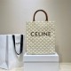 Celine Triomphe Canvas Cabas Tote 28.5 White Model: 191542 Size: 28.5x33x8cm